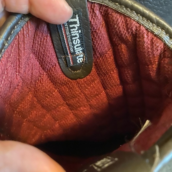 Cabelas mens leather waterproof goretex thinsulate lined Wellington pull on boot - Picture 2 of 10